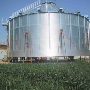 Einsatz von Silowinden zum Heben des Silotrockners