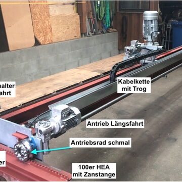Komponenten 1-Schneckenmischer für Getreide