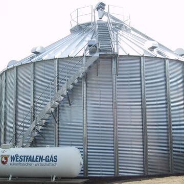 500t Silotrockner; D. 12,8m; Traumhöhe 5,7m