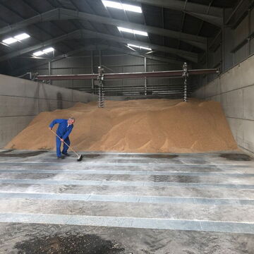 Trocknen im Flachlager