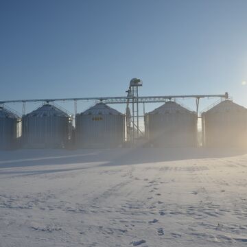 Silos zum Trocknen, Mischen, als Puffer u. Umschlagstelle