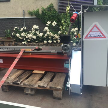 Schaltschrank am Mischbalken